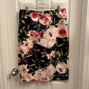 New York & Company floral skirt